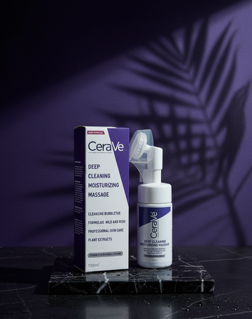 CeraVe Deep Cleaning Moisturizing Massage Foam Cleansing Cream