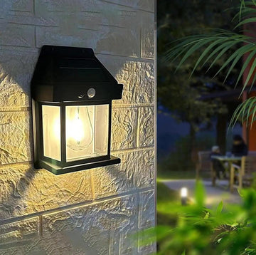 Solar Wall Lamp – Energy-Saving Outdoor Light with Waterproof Design for Home and Garden