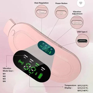 Cramp Relief Belt -Portable Menstrual Heating Pad