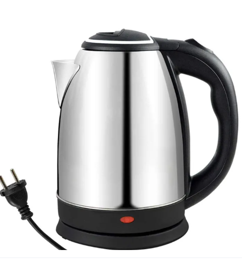 Supreme 2L Electric Kettle - 1500W, Stainless Steel, GS Certified, Rapid Boiling with Automatic Safety Switch"
