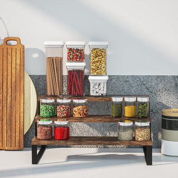 Elegent Wooden Kitchen Rack Organizer