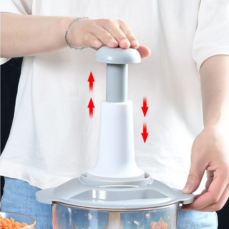 Manual Hand Push Food Chopper