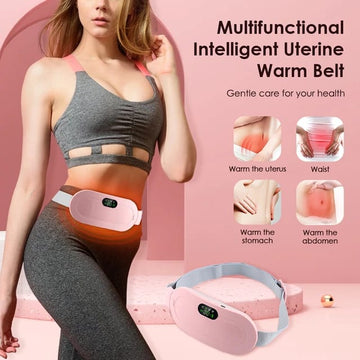 Electric Period Cramp Massager - Gentle Heating Pad for Quick Relief